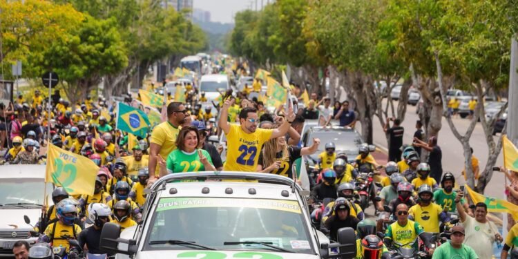 Manaus recebe grande mobilização da coligação Ordem e Progresso em encerramento de campanha