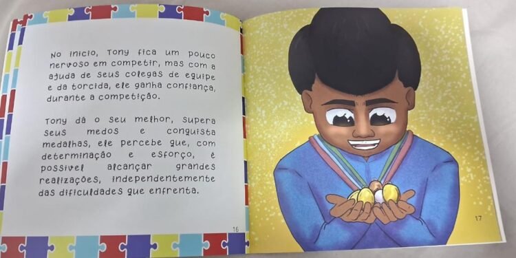 A obra 'As Aventuras de Tony em Manaus' traz um legado de amor e inclusão ao autismo