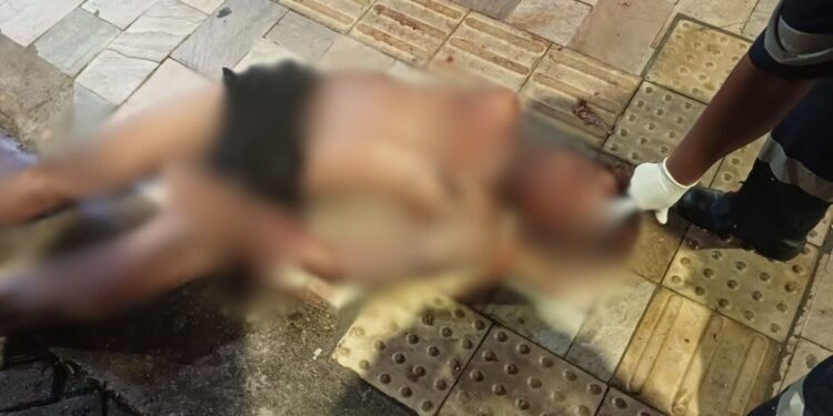 espancado até a morte no Centro