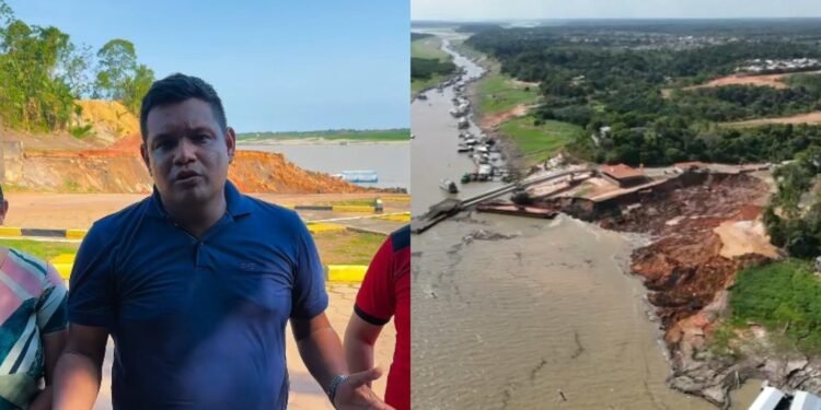 Vice-prefeito de Manacapuru pede que população evite aglomeração e alerta possibilidade de novos deslizamentos