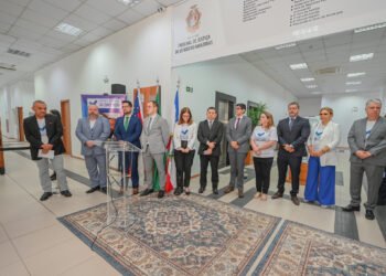 XIX Semana Nacional da Conciliação iniciou, em Manaus, nesta segunda-feira, 4/11, no Fórum Cível Desembargadora Euza Maria Naice de Vasconcellos (Foto: Chico Batata/ TJAM)