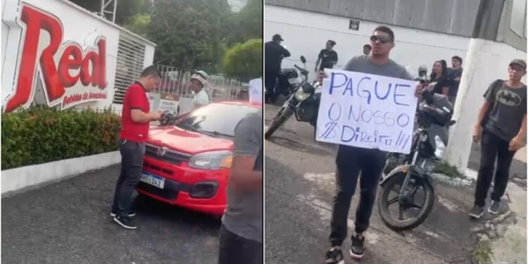 Ex-funcionários de empresa de bebidas reivindicam pagamento de rescisão