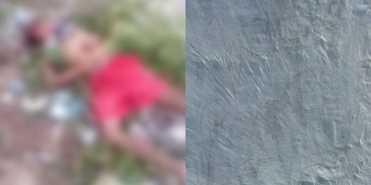 "Morreu porque era safado" diz recado no muro perto de corpo com rosto desfigurado