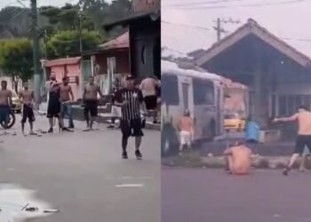 Briga entre torcedores