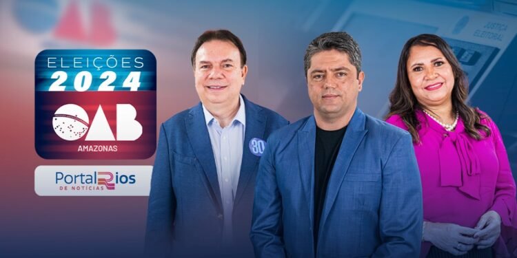 Candidatos à presidência da Ordem dos Advogados do Brasil - Seccional Amazonas (Arte: Abraão Torres/Rios de Notícias)