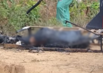 Corpo carbonizado é encontrado no bairro Tarumã