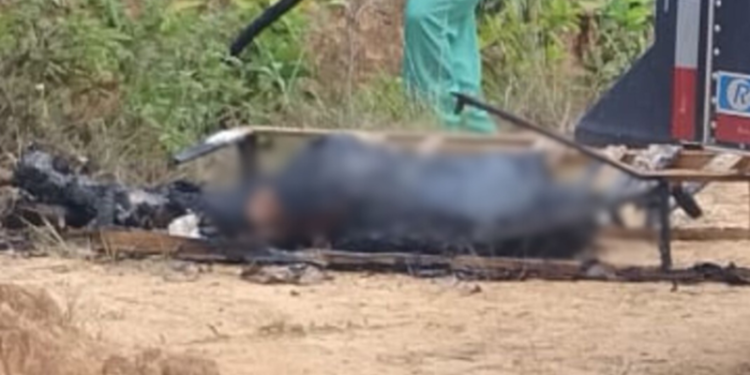 Corpo carbonizado é encontrado no bairro Tarumã