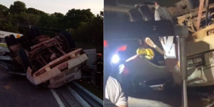 Corpo de bombeiros realizou o resgate das vítimas