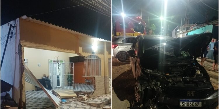 Infratores roubam carro e derrubam portões de casas em Manaus
