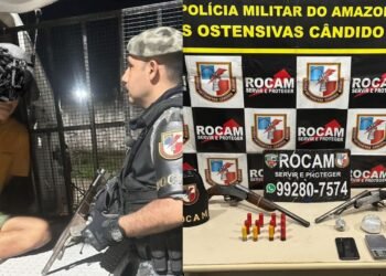 Preso por tráfico de drogas e porte ilegal de arma de fogo