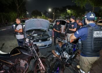 Fiscalização: 139 motocicletas são removidas das ruas por perturbação da ordem pública e ‘rolezinhos’