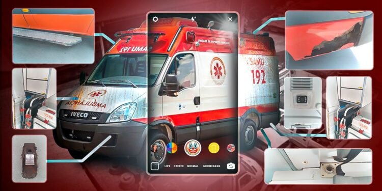 ‘Sucateadas e capengas’: ambulâncias do Samu atuam em condições precárias em Manaus, aponta denúncia