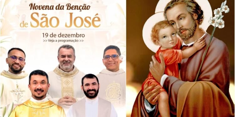 Católicos celebram São José na tradicional 'Novena da Benção'