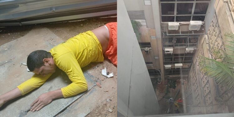 Detento tenta fugir e cai do segundo andar do Fórum Henoch Reis em Manaus