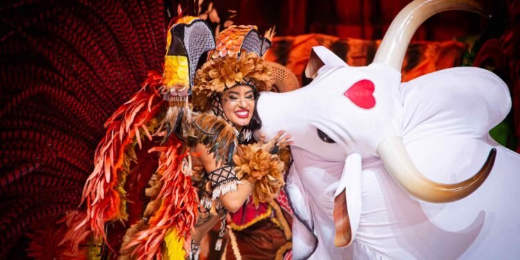 Isabelle Nogueira durante apresentação da última noite do festival deste ano (Foto: João Dejacy/Rios de Notícias)