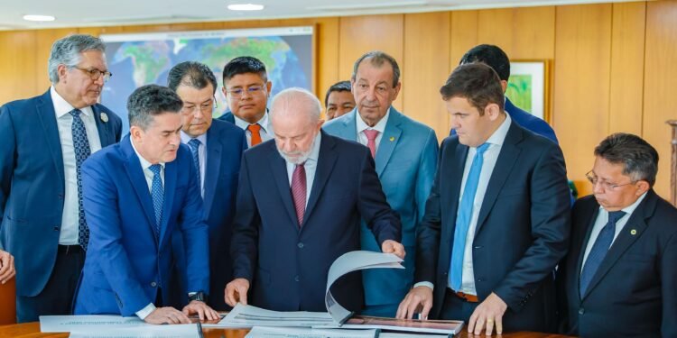 Reunião do prefeito com Lula