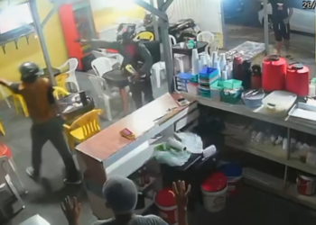 Trio assalta clientes de café da manhã no Alvorada