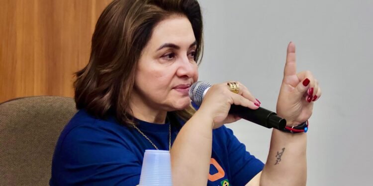 Professora Maria do Carmo reúne filiados da capital e do interior em evento do Novo Amazonas