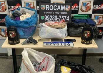 Dois homens são presos após roubar loja de roupas na zona Leste de Manaus