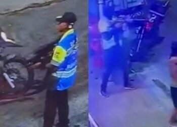 Policial é morto a tiros após confundir assaltante com brincante de arma de gel (Fotos: Reprodução/ internet)