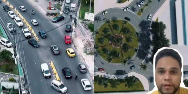 Projeto de intervenção urbanística na avenida Nilton Lins (Reprodução/Instagram)