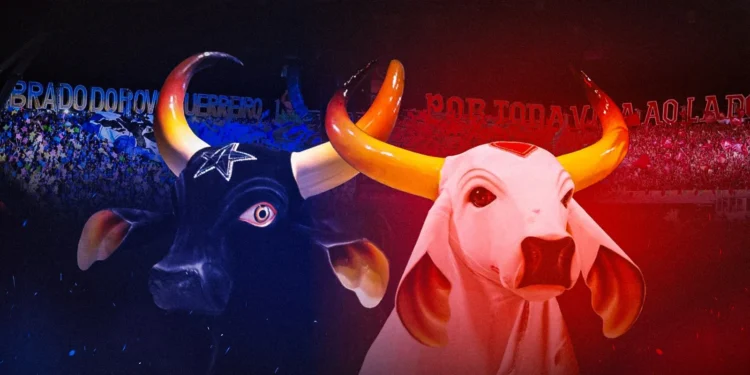 Bois Caprichoso e Garantido negam rompimento de relação com o governo (Arte: Abraão Torres/Rios de Notícias)