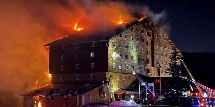 Incêndio Turquia