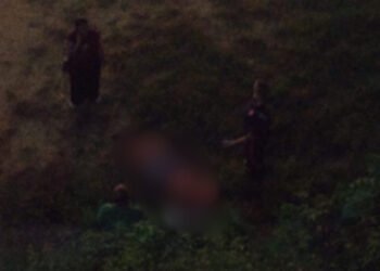 Motociclista despenca de barranco e morre após colisão na zona Norte de Manaus (Foto: Reprodução/ redes sociais)