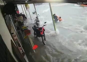 ‘Espírito heroico’, diz homem após resgatar mulher que era arrastada por enxurrada em Manaus