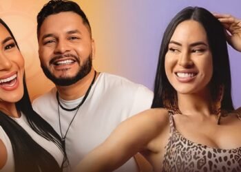 Isabelle Nogueira declara apoio a Arleane e Marcelo no BBB 25 (Arte: Abraão Torres/Rios de Notícias)