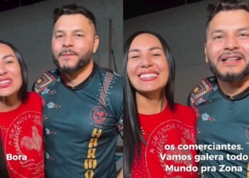 Casal Arleane e Marcelo