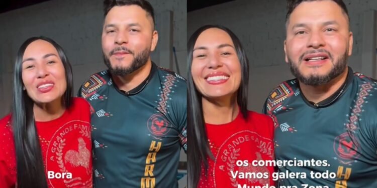 Casal Arleane e Marcelo