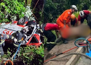 Duas pessoas morreram em acidente com ambulância na BR-174