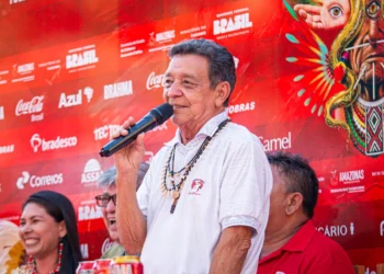 Presidente do Boi-Bumbá Garantido, Fred Góes (Foto: João Dejacy/Rios de Notícias)