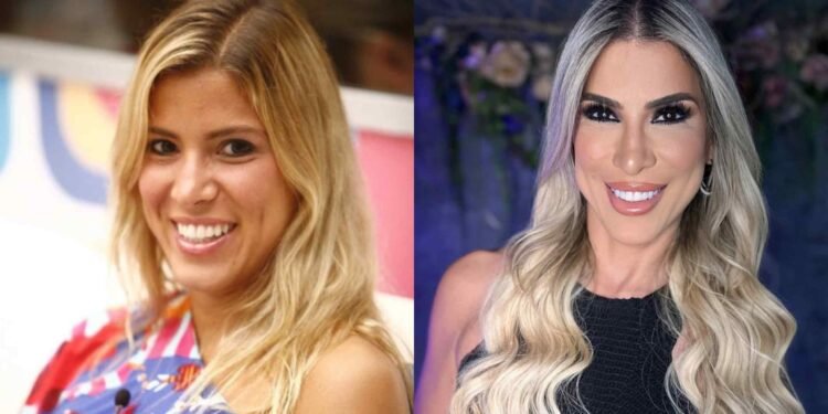 Antes e depois da ex-BBB amazonense Milena Fagundes (Foto: Reprodução/Internet)