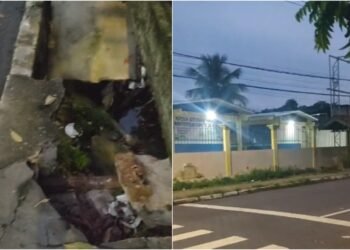 Moradores querem conserto de calçada destruída no Coroado 3