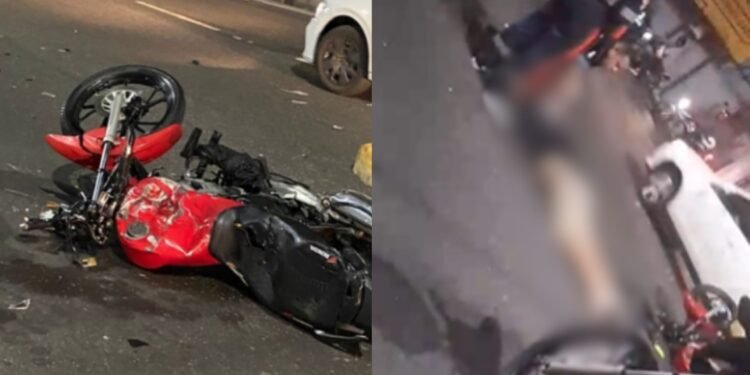 Jovem morre em acidente de trânsito na bola do Coroado