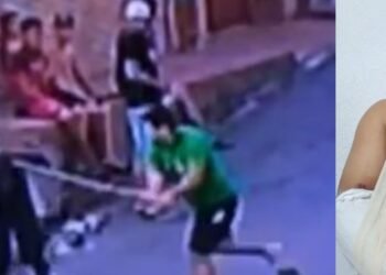 Homem é agredido e tem braço quebrado após golpear pessoa em situação de rua (Fotos: Reprodução/ redes sociais)