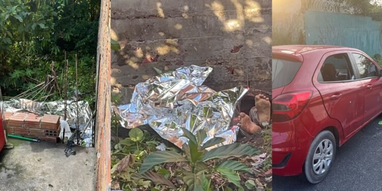 Homem é morto a tiros e teve o corpo abandonado no bairro Jorge Teixeira (Fotos: reprodução/ redes sociais)