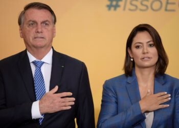 Michelle representará Bolsonaro na posse de Donald Trump, dizem aliados