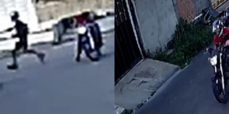 Idosa é assaltada por dupla em moto na zona Norte de Manaus (Fotos: Reprodução/ redes sociais)