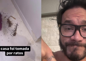 Eliezer conta que sua casa com Viih Tube está infestada por ratos e pede ajuda
