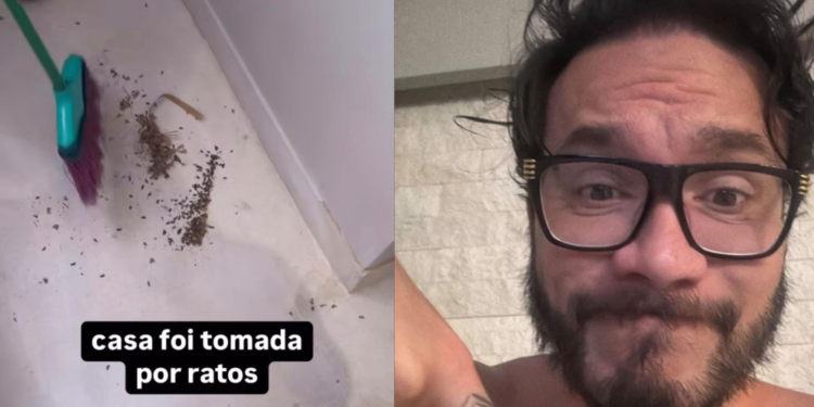 Eliezer conta que sua casa com Viih Tube está infestada por ratos e pede ajuda