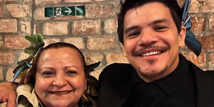 Rosa Malagueta e Adanilo, atores de O Último Azul (Foto: Reprodução/Internet)