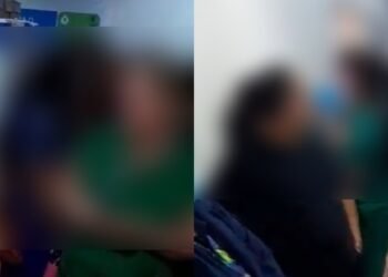 Pessoas denunciam falta de organização e superlotação no Hospital 28 de Agosto (Fotos: Reprodução/ redes sociais)