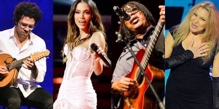 Cantores brasileiros perdem prêmios no Grammy 2025