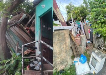 Casa de madeira desaba