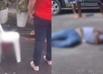 A ocorrência foi registrada pela população da região na tarde desta quinta-feira, 13/2 (Fotos: Reprodução/ redes sociais)