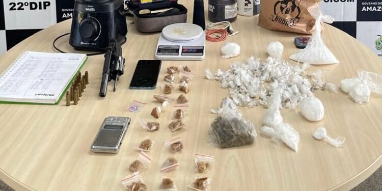 Homem preso por tráfico