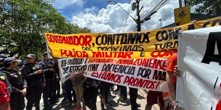 Manifestação dos aprovados